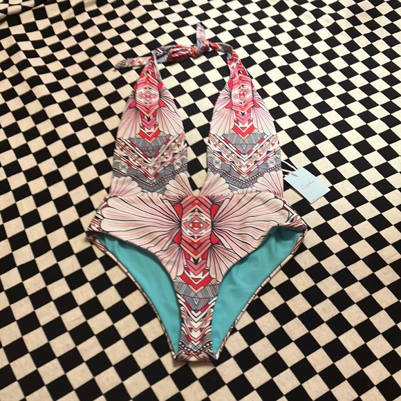 Cupshe fabulous reversible, sexy bathing suit, open back size small - Picture 1 of 7